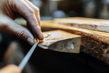 Genç Goldsmith çalışma