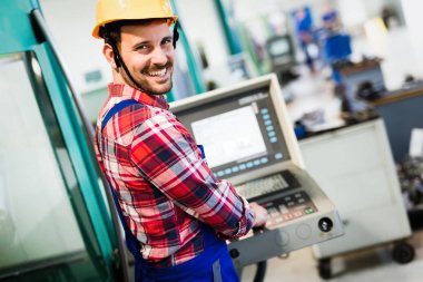 Sanayi işçisi girerken veri y