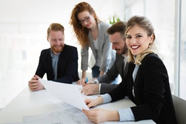 Projede çalışan Mimarlar grubu