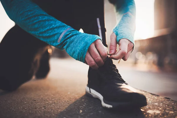 Jogging e corrida são recriações fitness — Fotografia de Stock