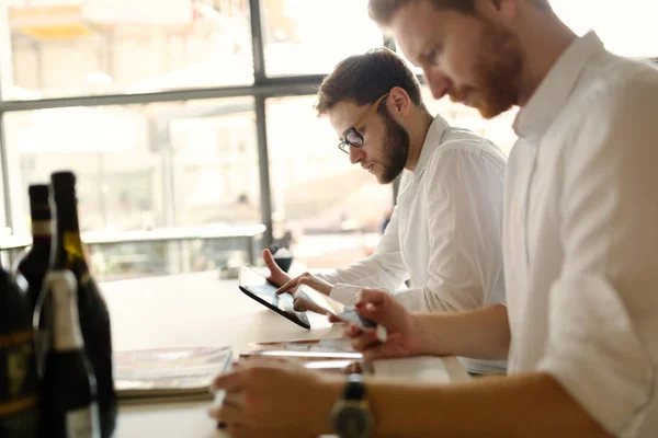 Busy businessman working — Stock Photo, Image