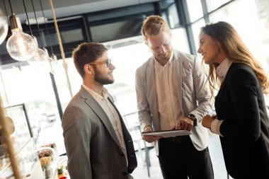 Cafe iş arkadaşları