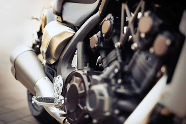 Closeup of motorcycle parts — Stock Photo, Image