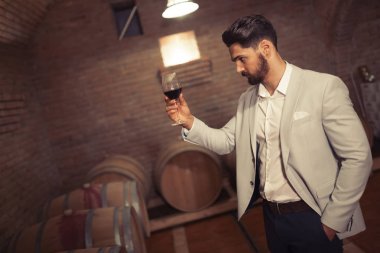 Şarap üreticisi şaraplar test