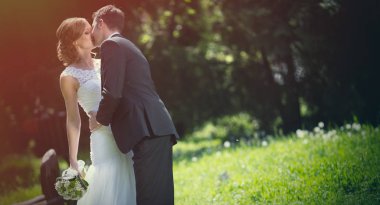 Güzel gelin ve damat