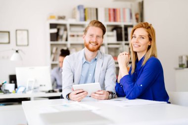 İş insanlar office günlük rutin