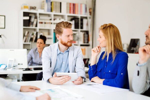 Business meeting and brainstorming