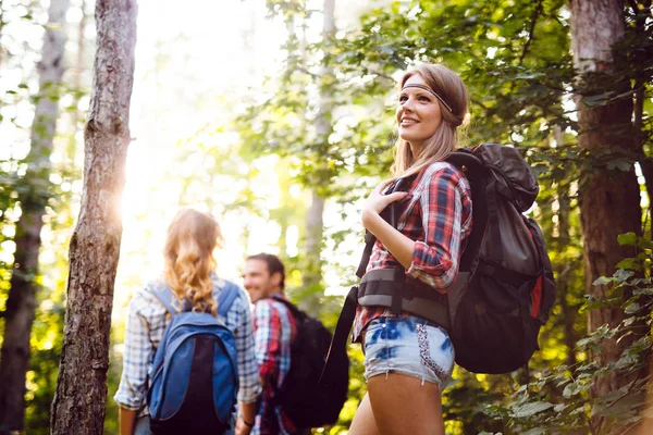 Skupina turistů turismus — Stock fotografie