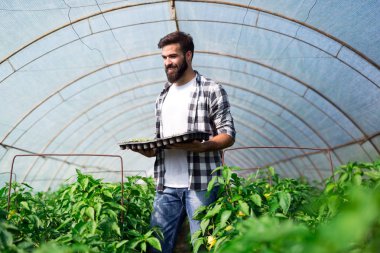 Genç adam tesisi işi