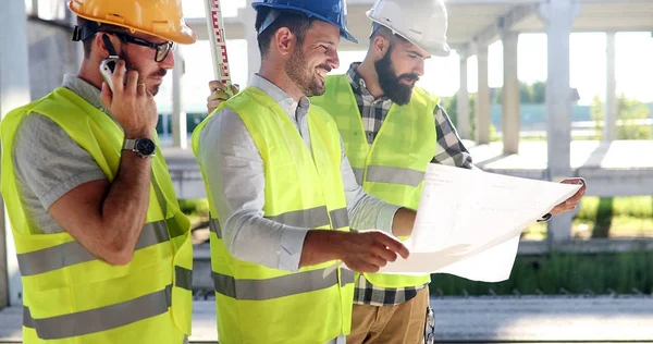 Αρχιτεκτονικής μηχανικής ομαδική εργασία — Φωτογραφία Αρχείου