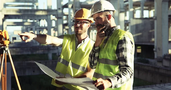 Team av arkitekter personer — Stockfoto