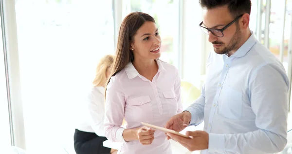 Business people having fun in office Royalty Free Stock Photos