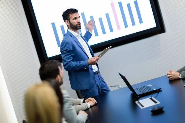 Picture Business Meeting Seminar Conference Room — Stock Photo, Image