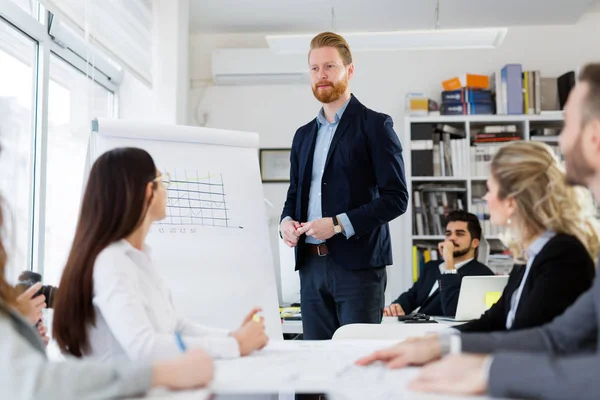 Team Architects Working Together Project Office — Stock Photo, Image