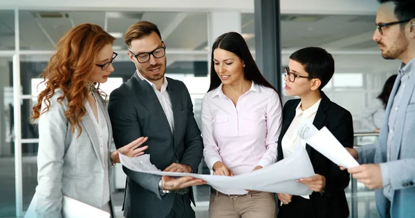 Business Colleagues Conference Meeting Room Presentation — Stock Photo, Image