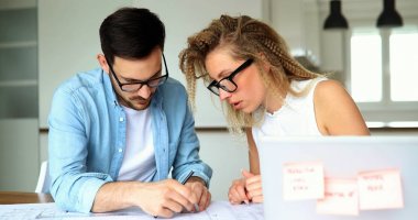 Projede çalışan Mimarlar grubu