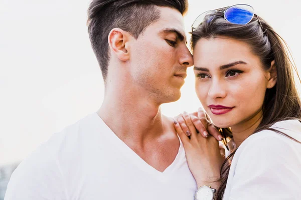 Couple expressing sensuality — Stock Photo, Image