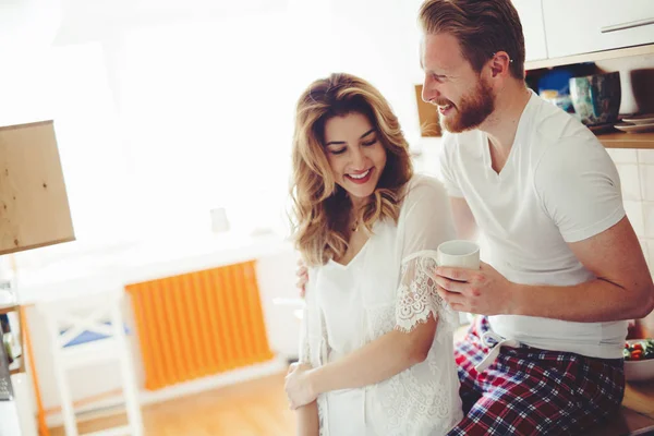 Couple having fun being romantic — Stock Photo, Image