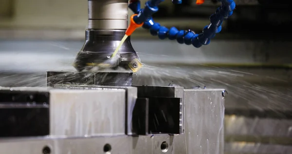 Gros plan de la machine CNC — Photo