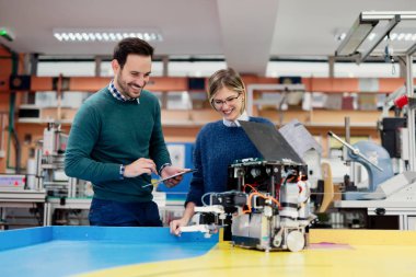 robotics robot test için Hazırlık öğrencileri