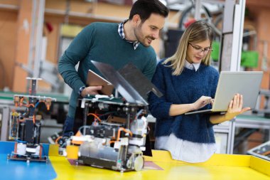  test için hazırlanıyor robot Robotik