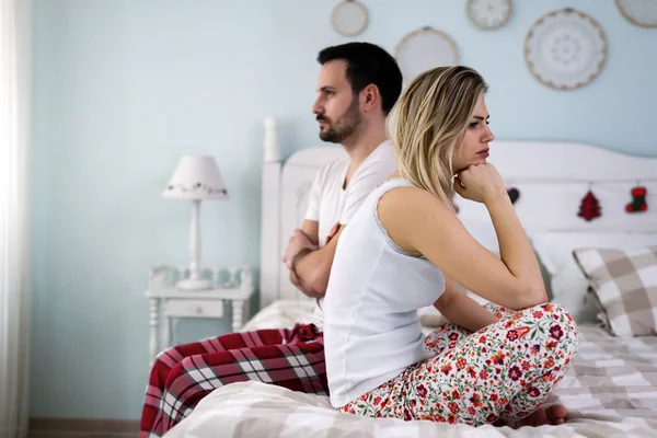 Young couple having problems — Stock Photo, Image