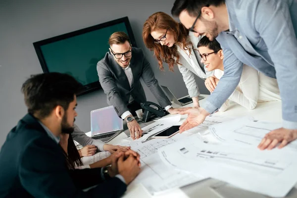 Zakelijke Collega Vergaderzaal Tijdens Presentatie — Stockfoto