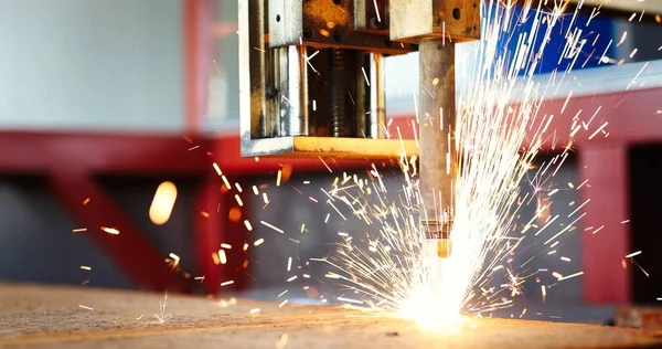 Cnc Automatico Industria Metallurgica Lavorazione Macchina Metallo — Foto Stock