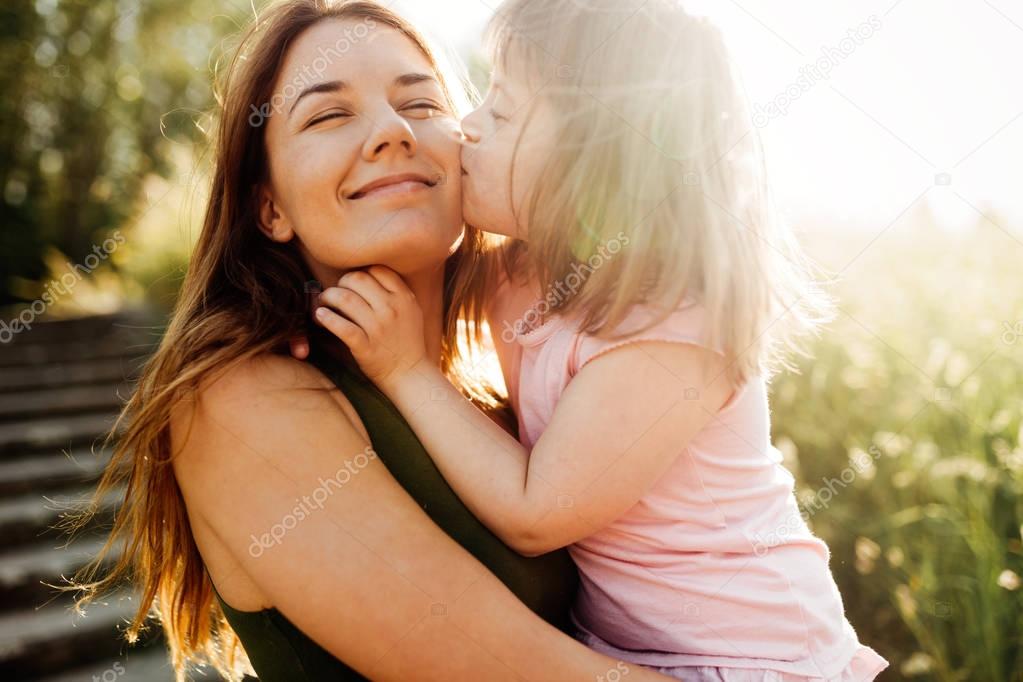 Picture of mother and her child with special needs