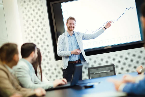 Picture Business Meeting Modern Conference Room — Stock Photo, Image