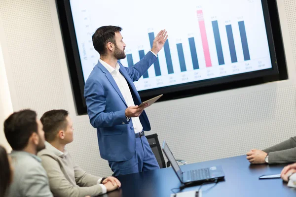 Picture Business Meeting Modern Conference Room — Stock Photo, Image