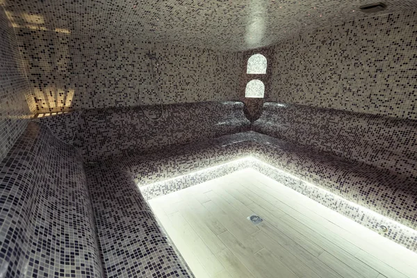 Beautiful Marble Steam Turkish Bath Hotel — Stock Photo, Image
