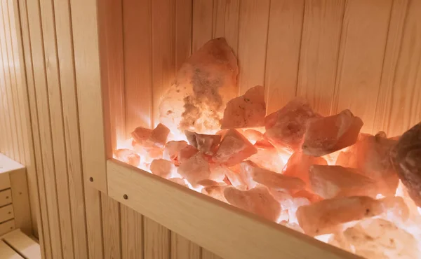 Pedras Sal Sauna Benéficas Tratamento Penuomnia — Fotografia de Stock