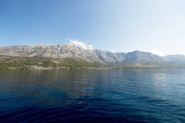 Güzel ada deniz güneşli portresi