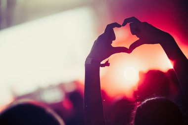 Dans eden kalabalığa müzik konser Festivali resmi