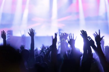 Dans eden kalabalığa müzik konser Festivali resmi