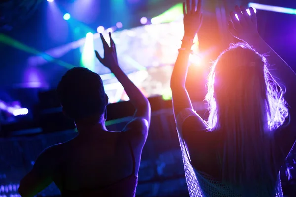 Picture of dancing party people at music festival