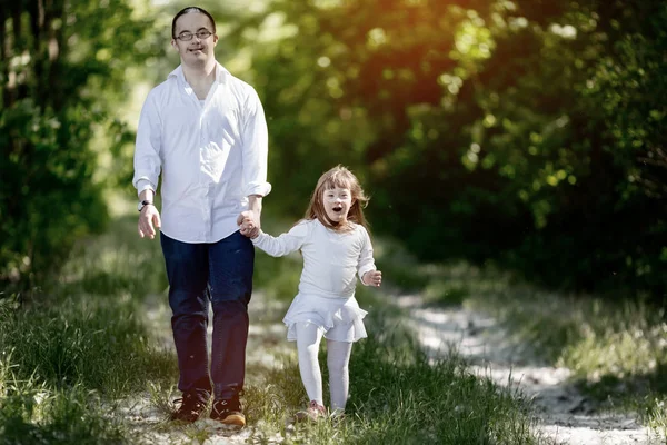 Anche Persone Che Soffrono Sindrome Meritano Amore — Foto Stock