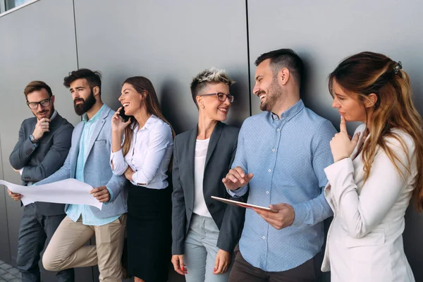 Der Arbeitstag Der Geschäftsleute Büro — Stockfoto