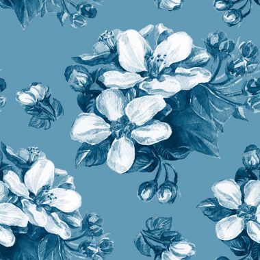 Suluboya kusursuz desen.