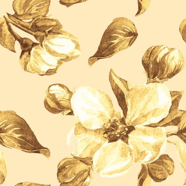 Suluboya kusursuz desen.