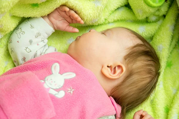 Sleeping Little Baby Girl — Stock Photo, Image