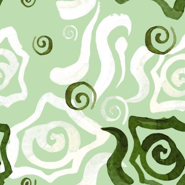 Suluboya ile boyalı soyut seamless modeli.