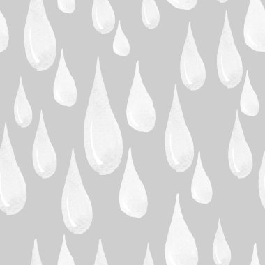 Sulu Boya su damlaları ile Seamless Modeli.