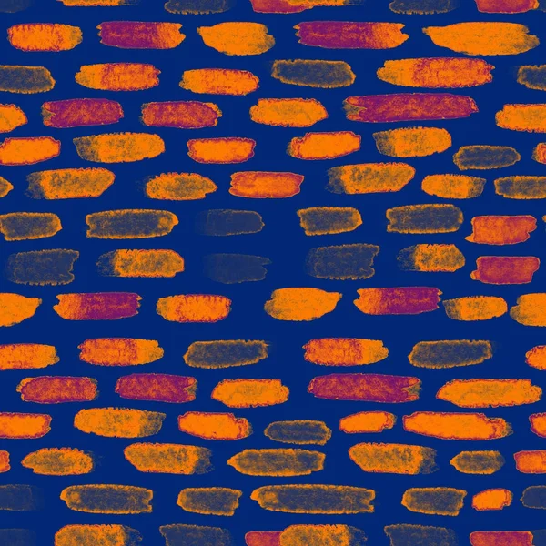 Абстрактный Бесшовный Рисунок Мазков Акварелью — стоковое фото