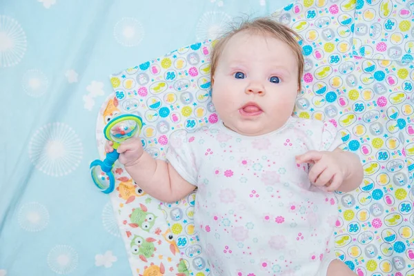 Baby Rattle Hand — Stock Photo, Image