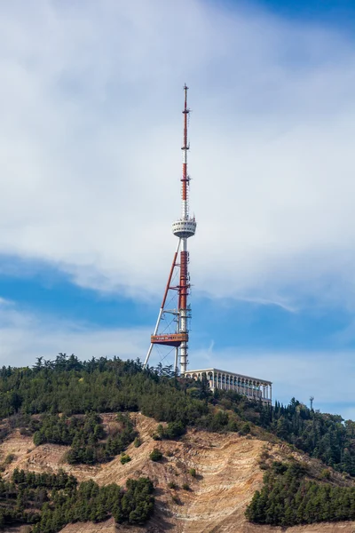 Torre de Tbilisi TV en el Monte Mtatsminda - Georgia — Foto de Stock