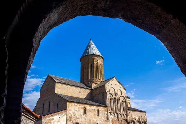 Vista panorâmica do Mosteiro de Alaverdi - Ortodoxa Oriental Georgiana — Fotografia de Stock