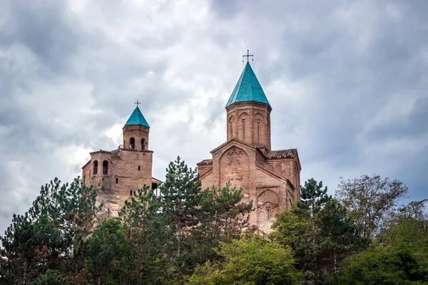 Gremi ciudadela e Iglesia de los Arcángeles en Kakheti Georgia — Foto de Stock