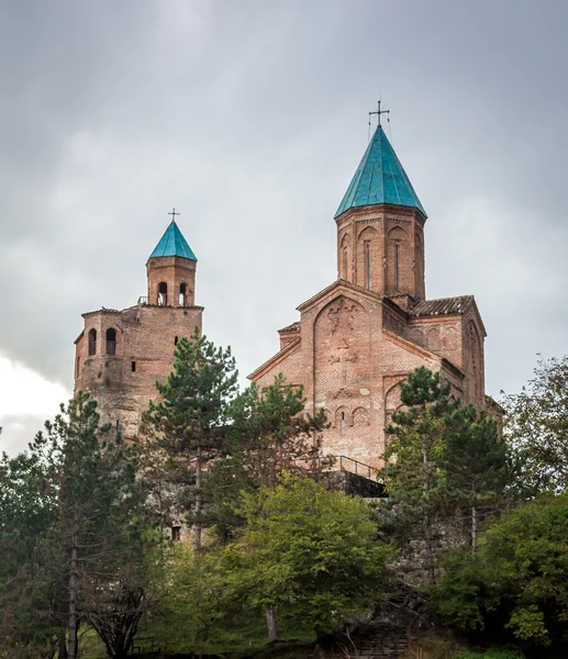 Gremi pevnost a kostel archandělů v Gruzii Kachetie — Stock fotografie